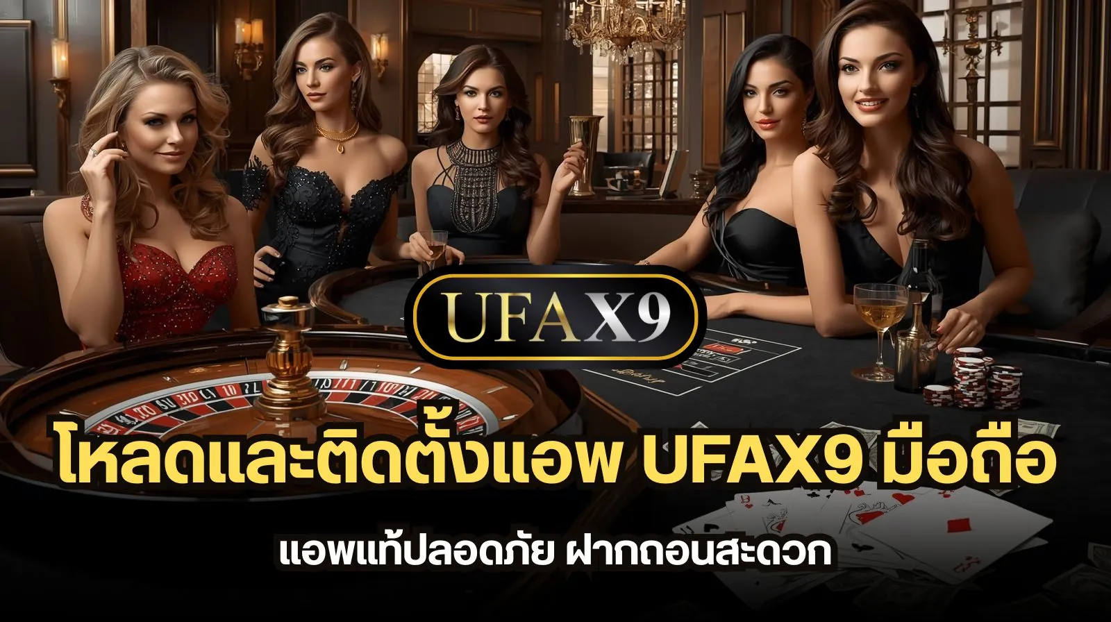 โหลดและติดตั้งแอพ UFAX9 มือถือ